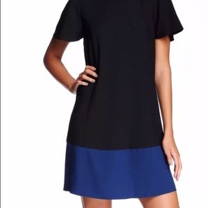 Rachel Zoe Annalee dress size L black/blue